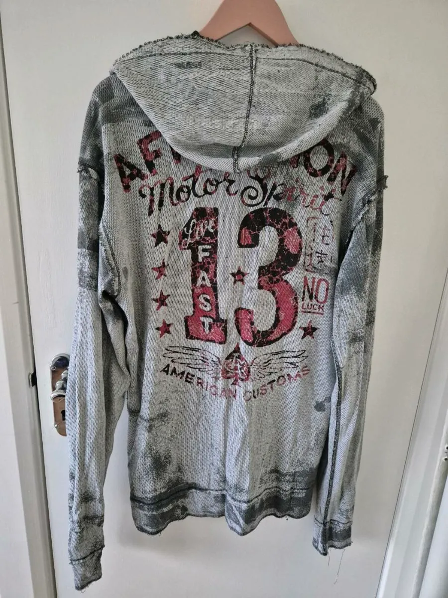 Original Affliction thermal Hoodie XL - Image 2