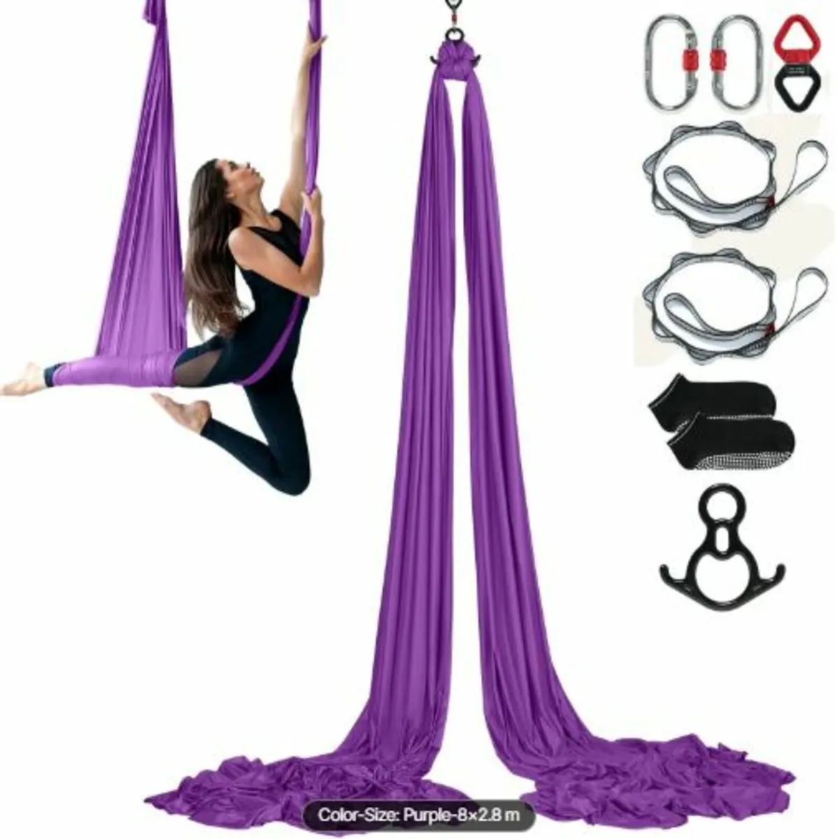 Aerial Silk & Yoga Swing, 8.7 Yards, Aerial Yoga - Image 1