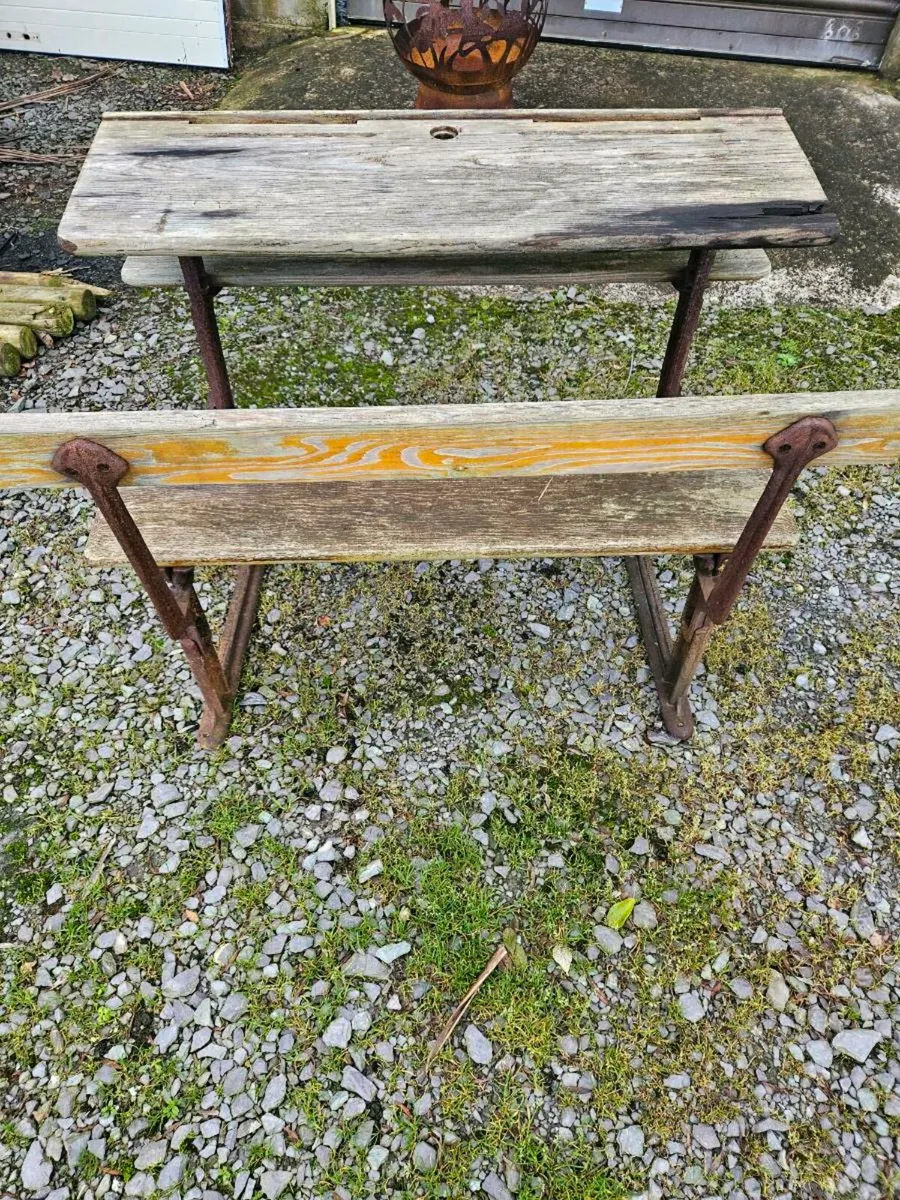 Vintage School desk - Image 4