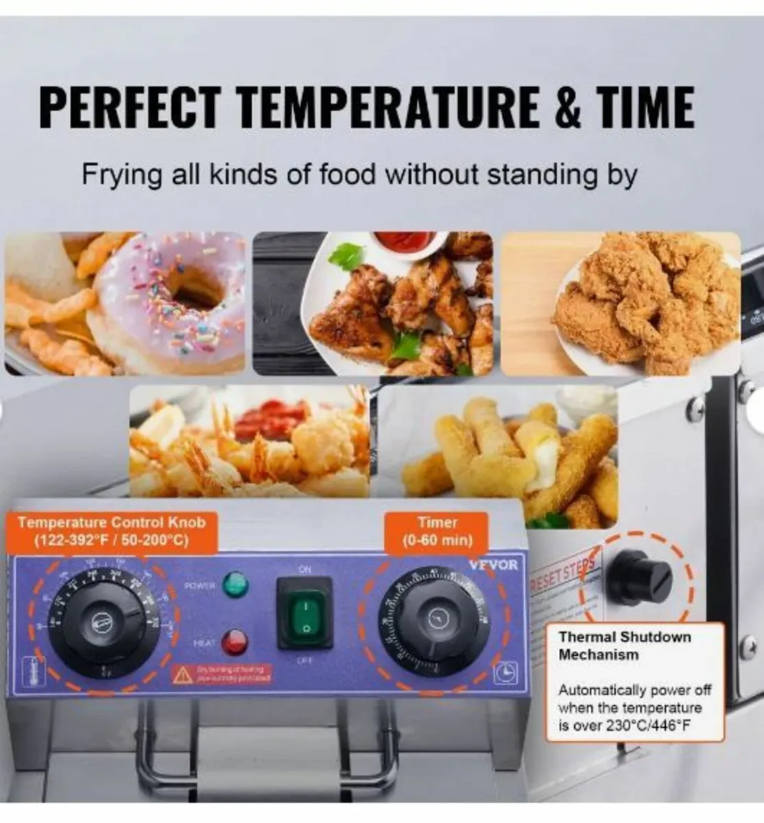 Commercial Electric Deep Fryer - Image 2
