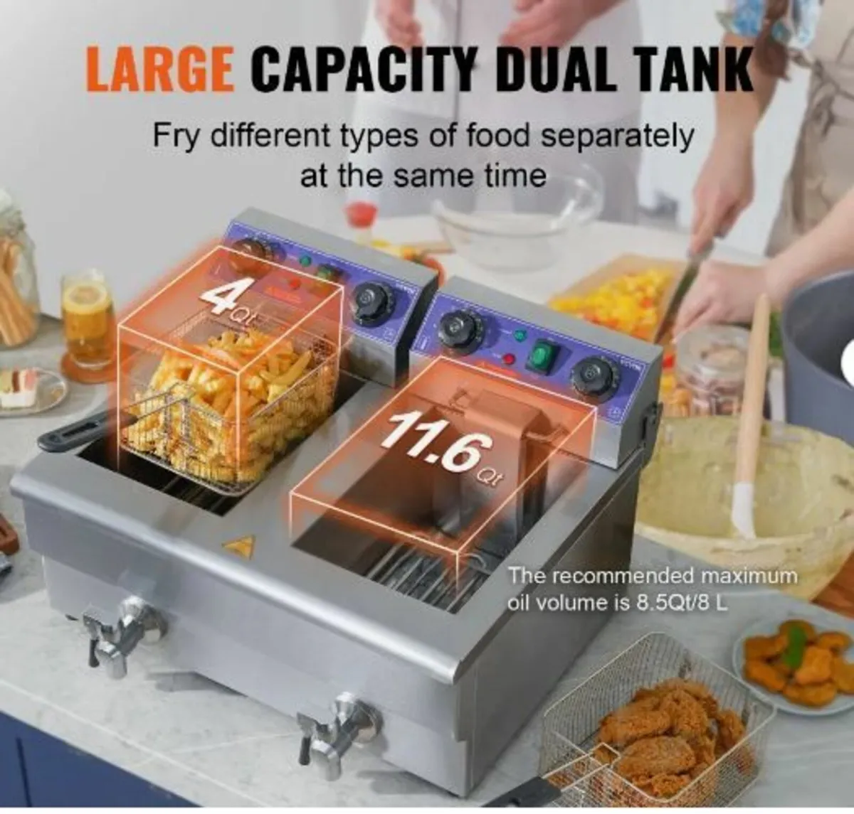 Commercial Electric Deep Fryer - Image 3