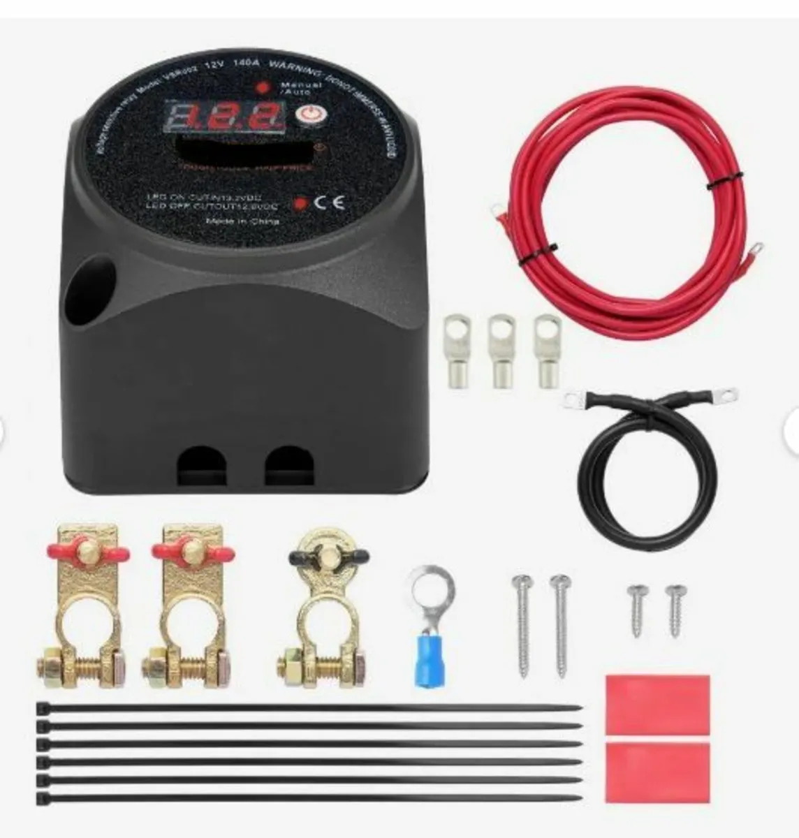 Dual Battery Isolator Kit, 12V 140Amp - Image 1