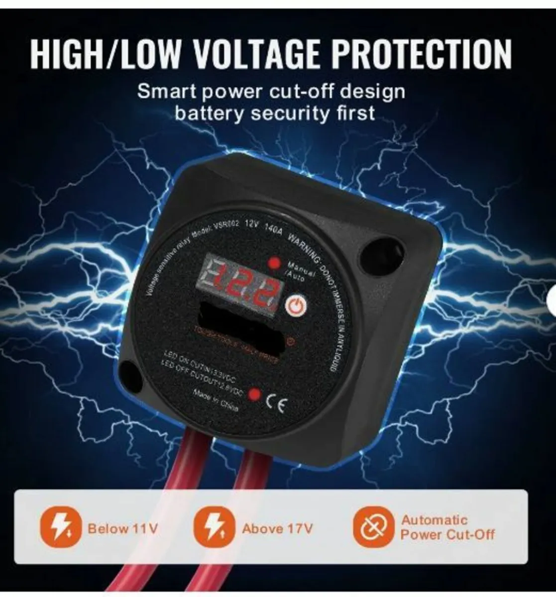 Dual Battery Isolator Kit, 12V 140Amp - Image 3