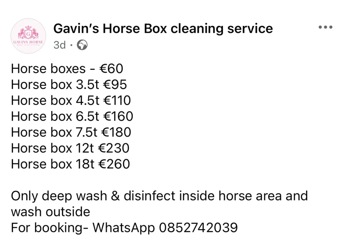 Horse box cleaning service - Image 2