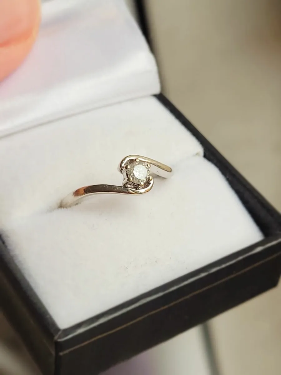 white gold ring - Image 4