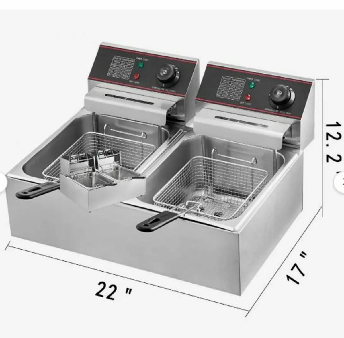 Commercial Deep Fryer 12L Electric Fryer 5000W - Image 1