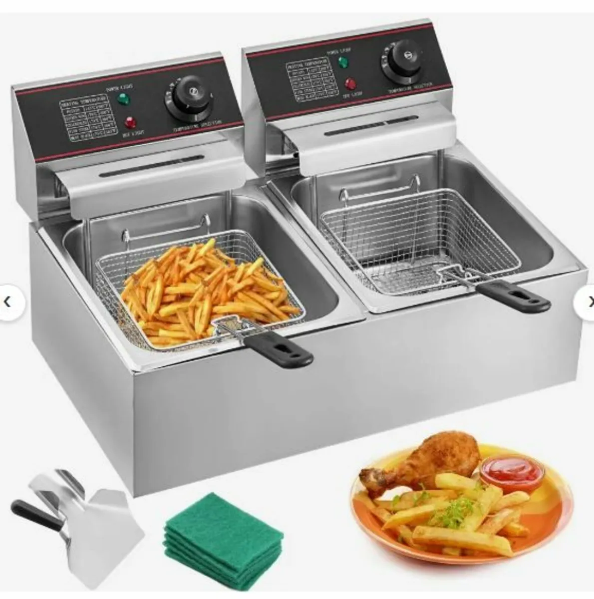 Commercial Deep Fryer 12L Electric Fryer 5000W - Image 4