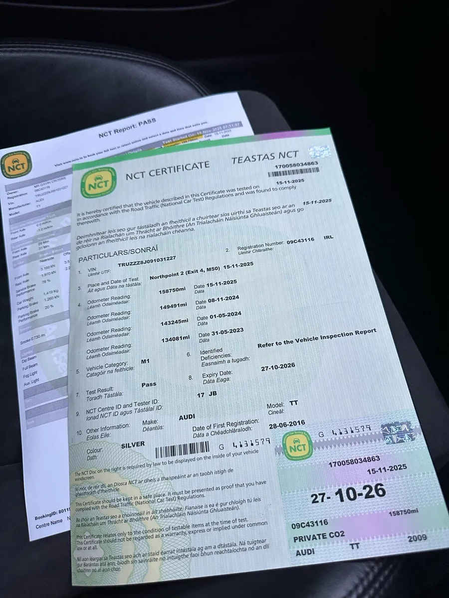 Audi TT Quattro ..New NCT Passed - Image 4