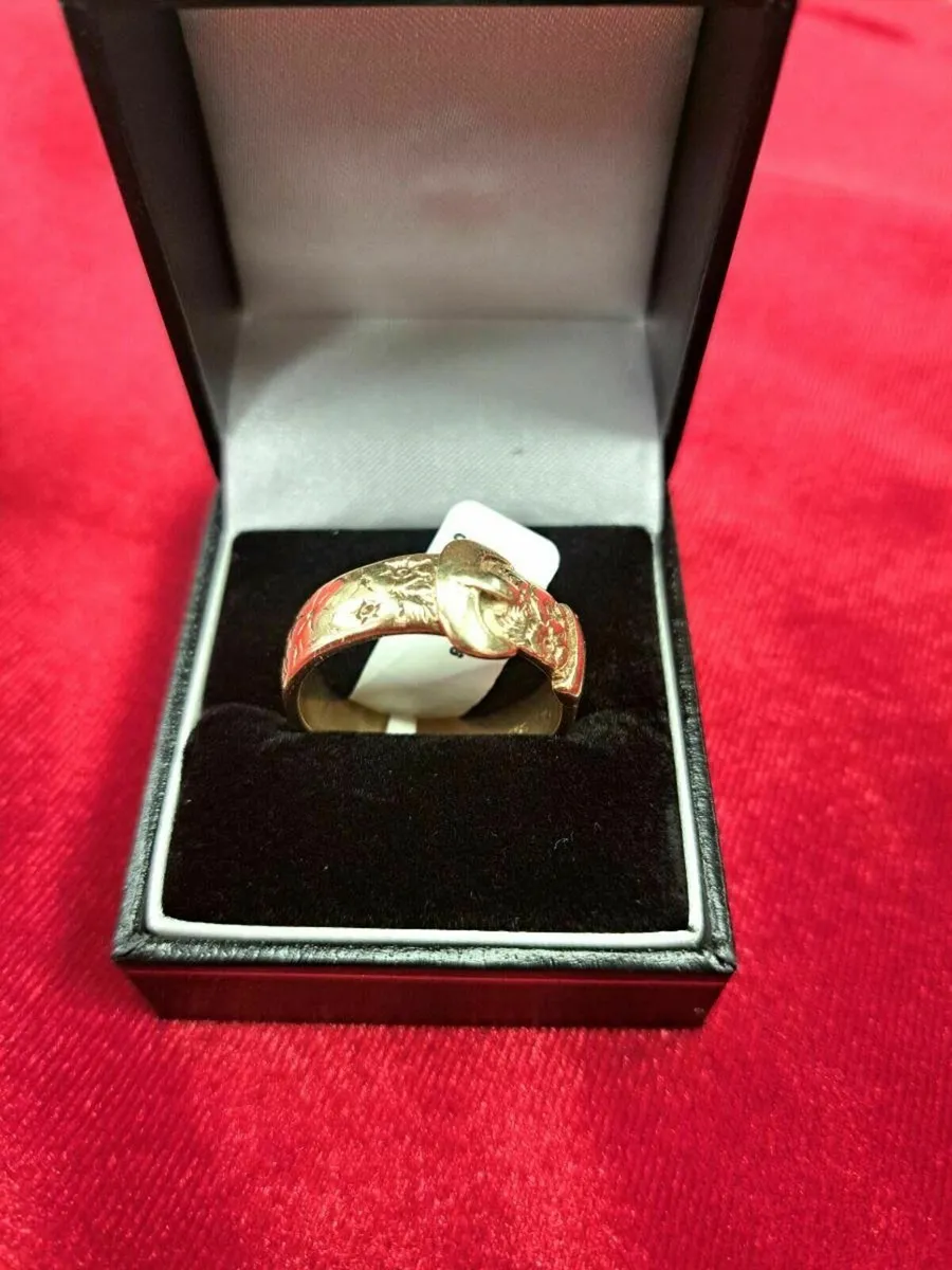 9k Buckle Ring 9CT - Image 4