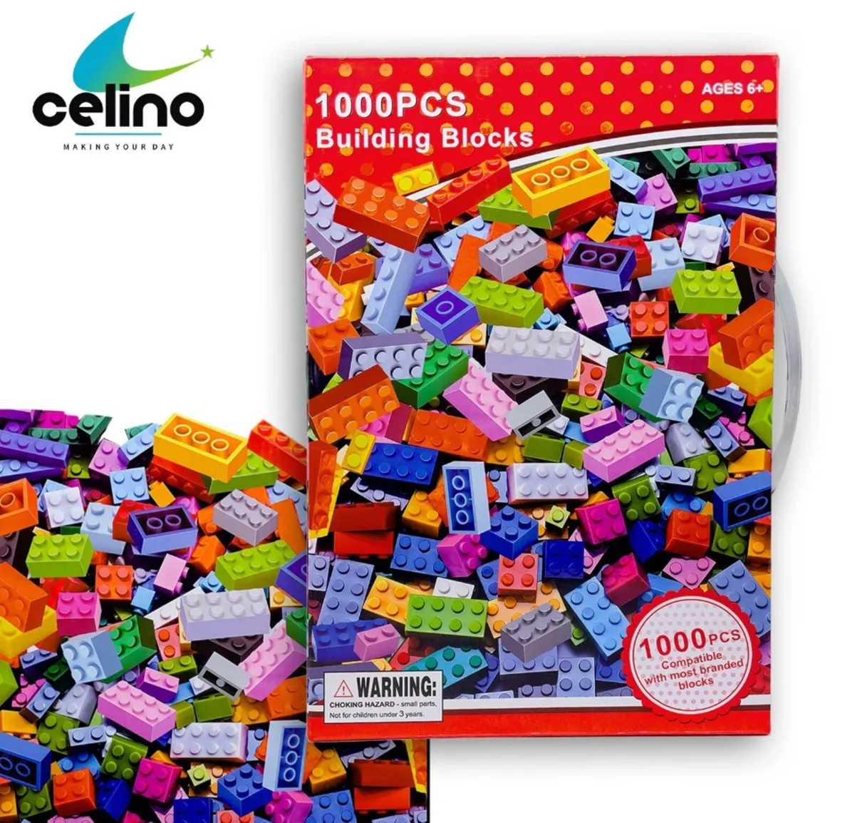 1000 Pcs NEW Assorted Building Blocks - Image 4