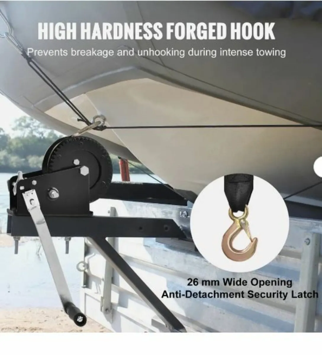 Hand Winch, 1587.6 kg Pulling Capacity - Image 3