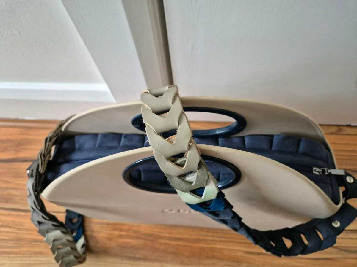 O Bag moon beige and navy - Image 3