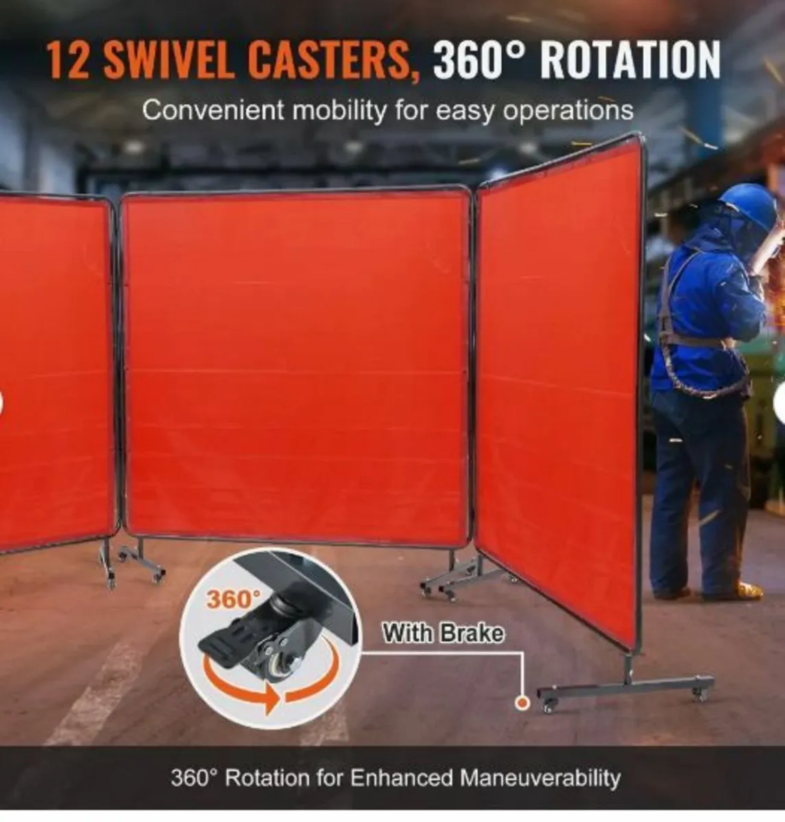 Welding Screen with Frame - Image 2