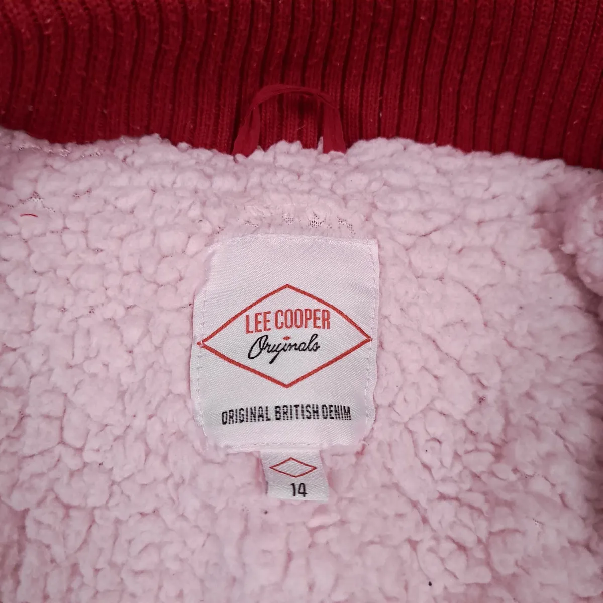 Lee Cooper Bright Red Hooded Puffer Coat 14UK/42EU - Image 3