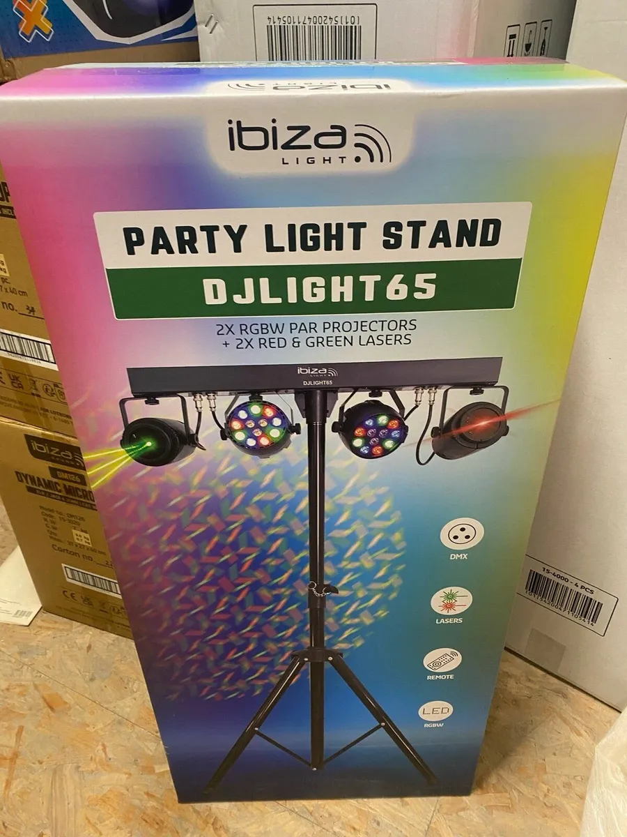 Ibiza DJLight 65 Party Light Stand NEW - Image 2