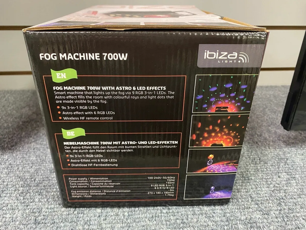 Foggy-Astro 700W Fog Machine NEW - Image 2