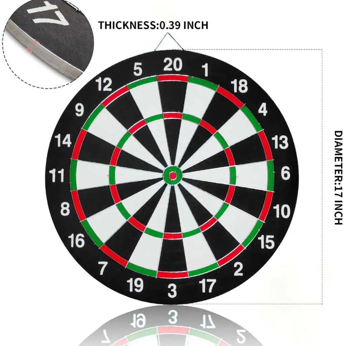 NEW Dart Board Double Sided With 6 Darts Set - Image 3