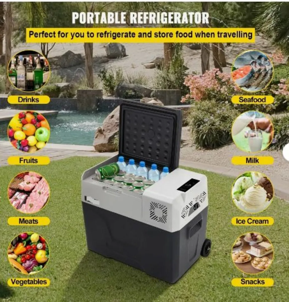 Car Refrigerator 30L Compressor Portable - Image 2