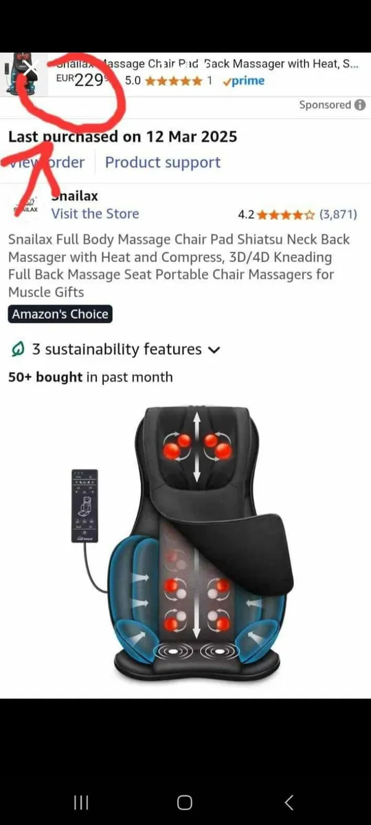 Neck and back massager - Image 1