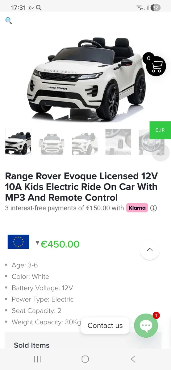 Kids electric car - Image 2