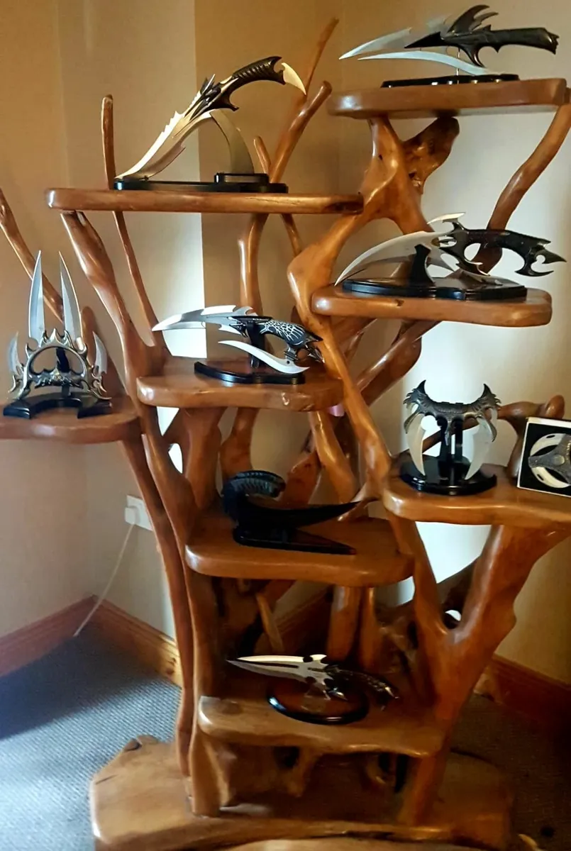 Unique Molave Solid Wood Display Unit - Image 1