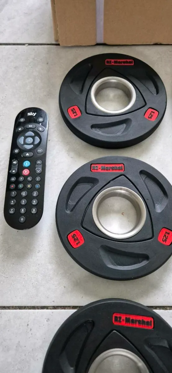 Brand new 8x1.25kilo Olympic weight plates - Image 3