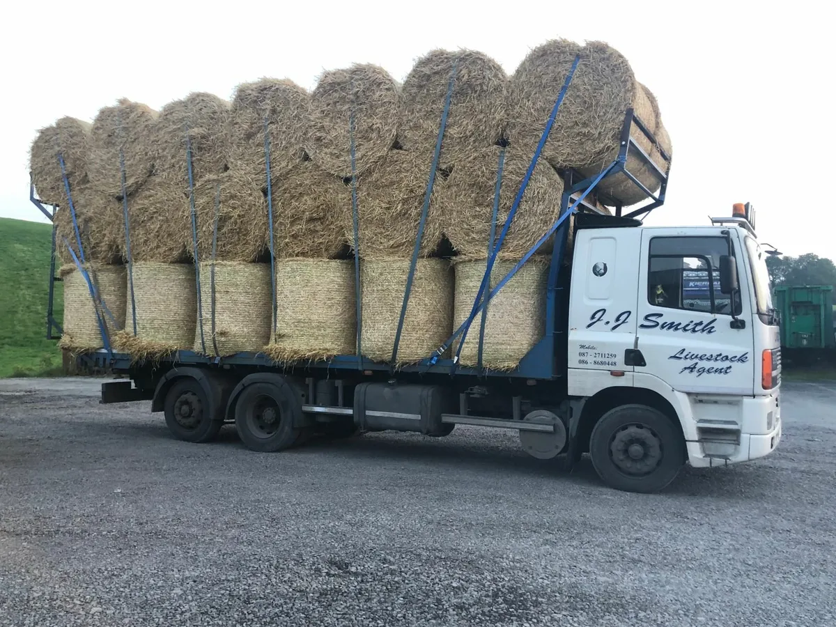 Straw and hay for sale.