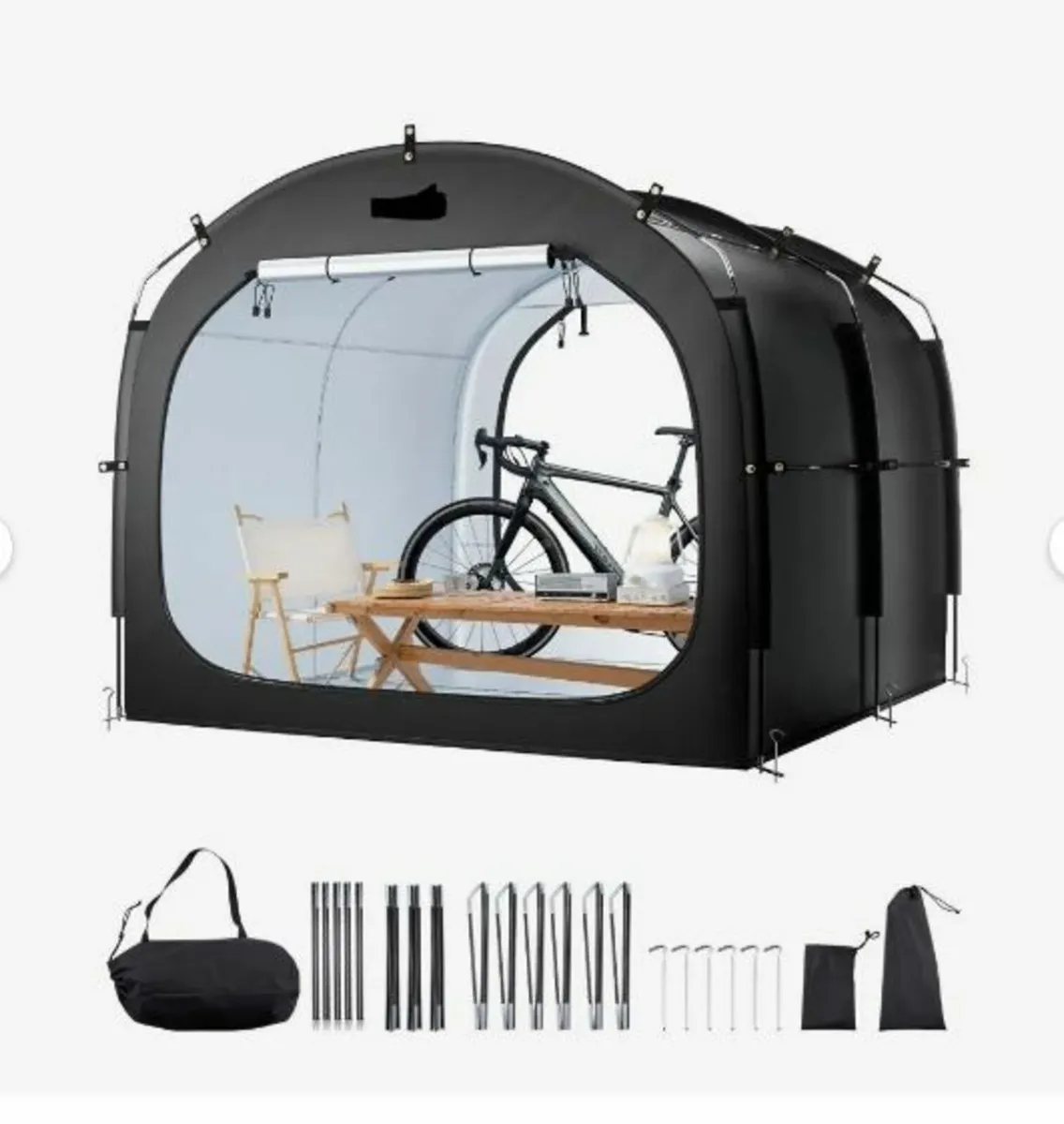 Bike Storage Tent, 5 Bikes, Outdoor - Image 1