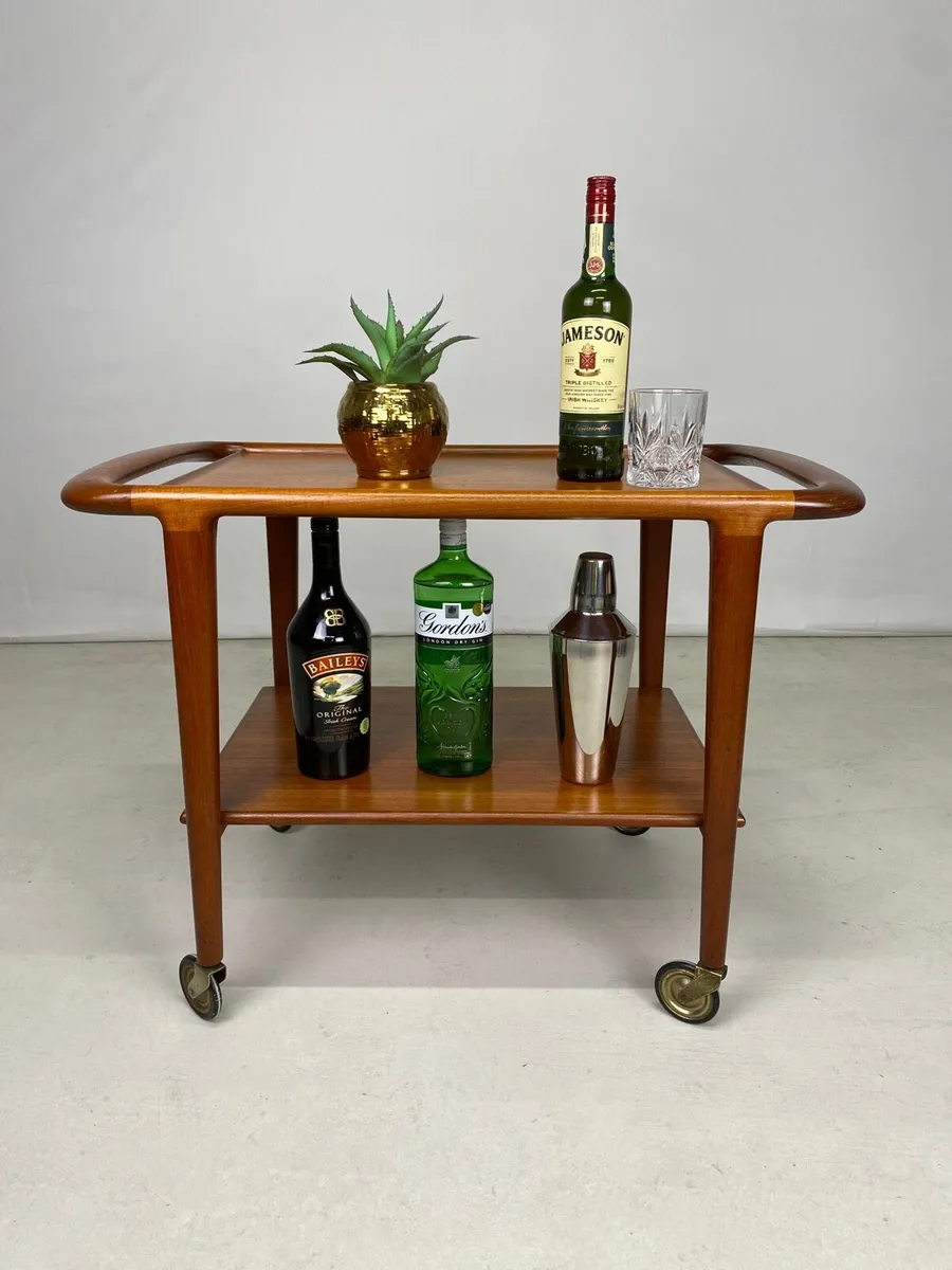 Rare Mid Century Neil’s Møller Drinks Trolley - Image 1