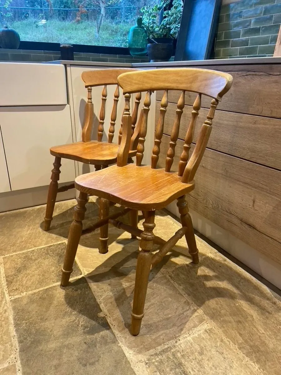 farmhouse kitchen chairs - Image 1