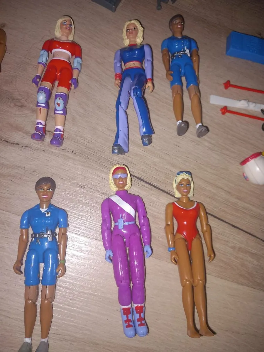 Vintage 1999 lanyard WOW girls action figures - Image 4