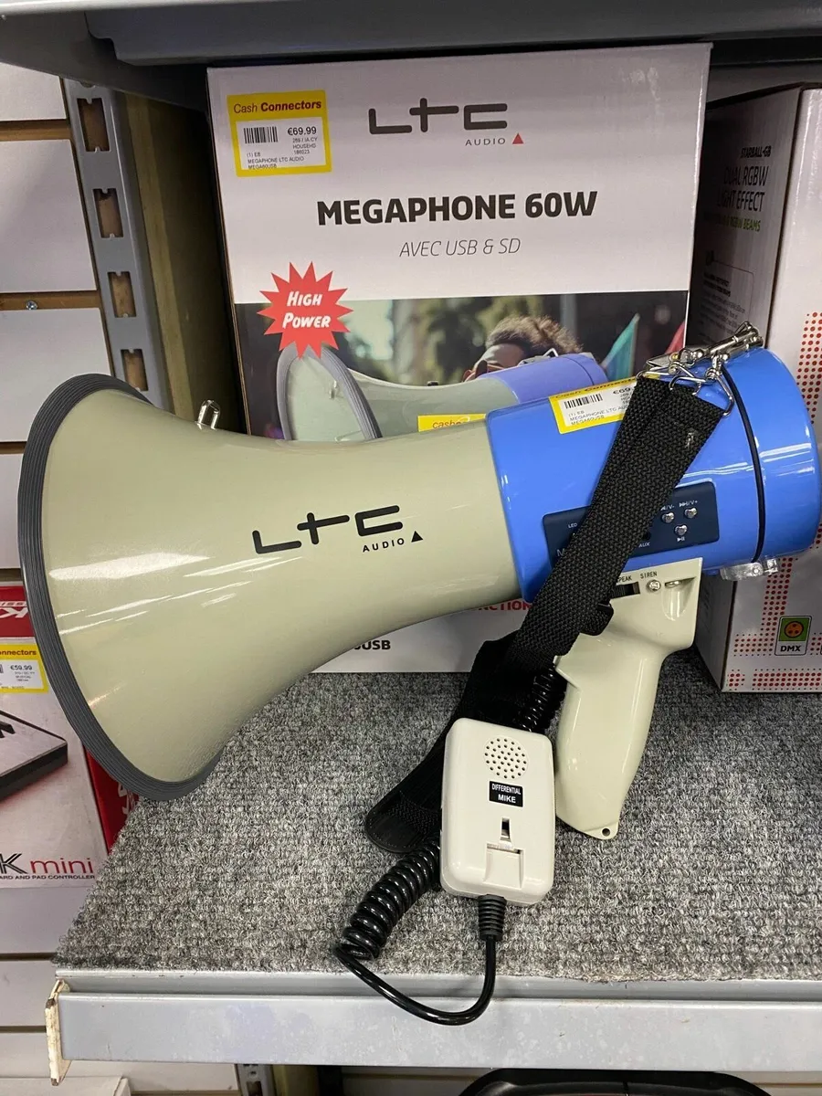 LTC Audio Megaphone 60W BRAND NEW Boxed - Image 1