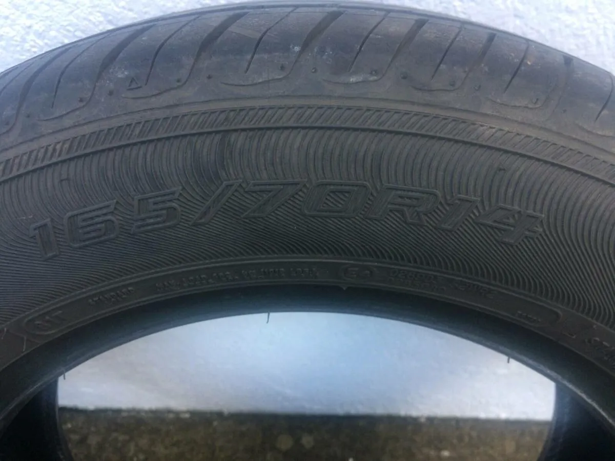 165 / 70 /R14 Used Tyres for Sale - Image 4