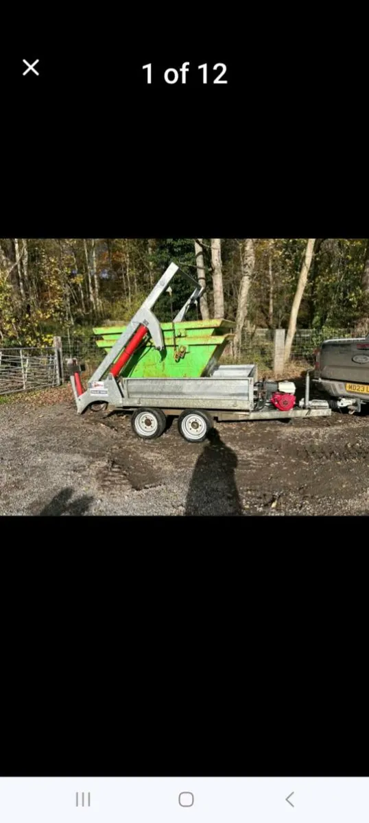 Tow behind skip trailer - Image 1