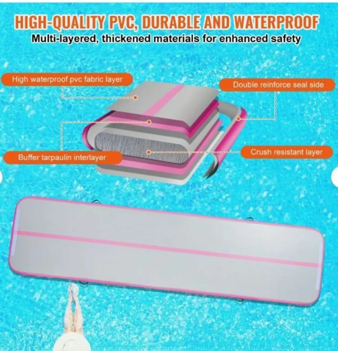 4 m Air Track Inflatable Training Tumbling - Image 2