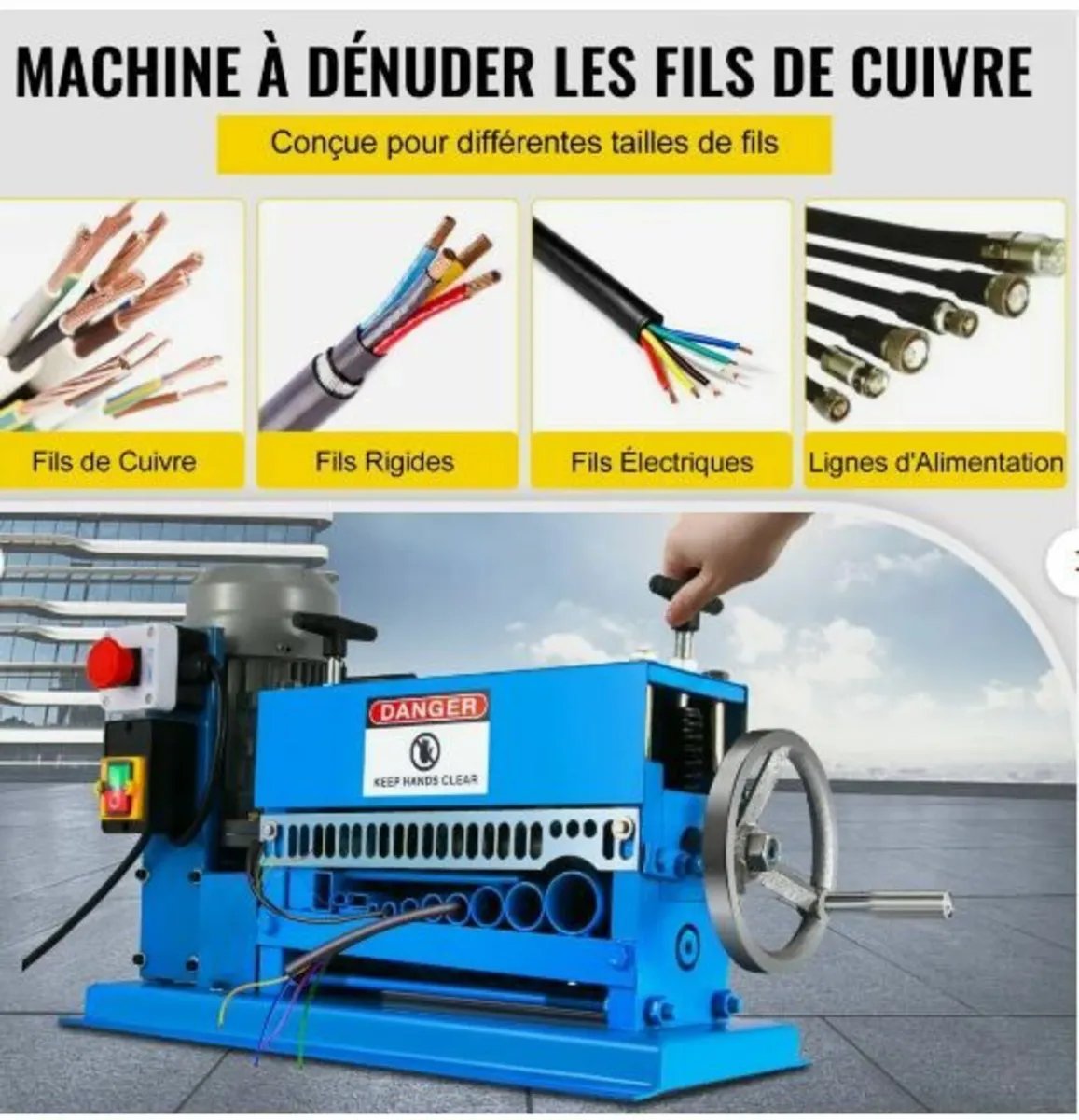 1.5-38MM Automatic Wire Stripping Machine 370W - Image 2