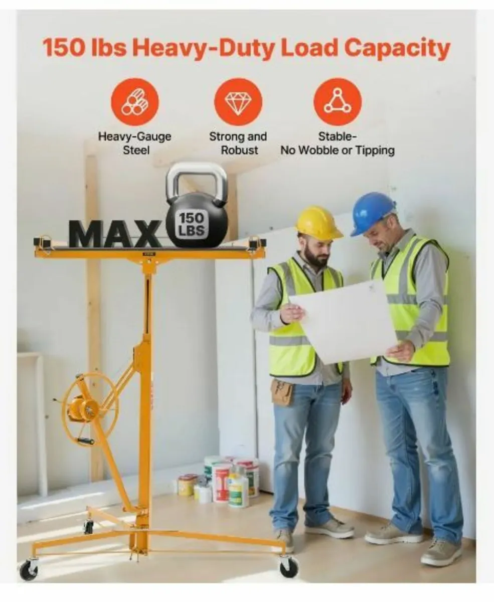 3353mm Drywall Lift, Heavy-Duty 68 kg - Image 4