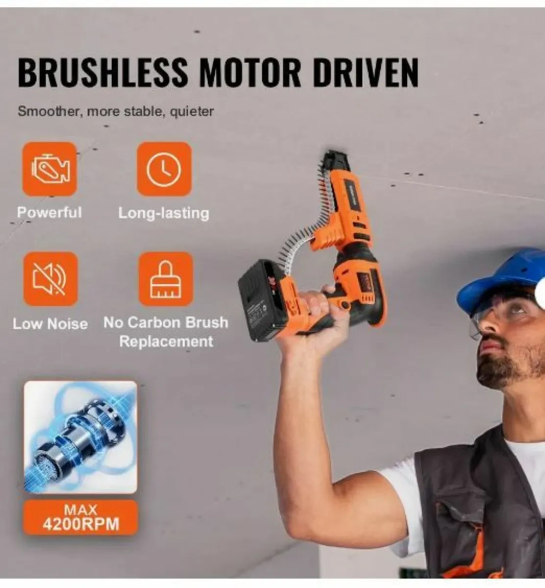 Drywall Screw Gun Auto-Feed, 20V Max - Image 2