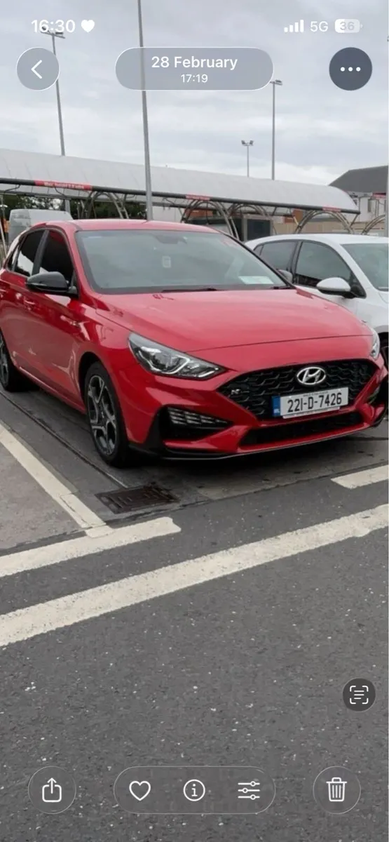 2022 hyundai i30 n-line - red - Image 1