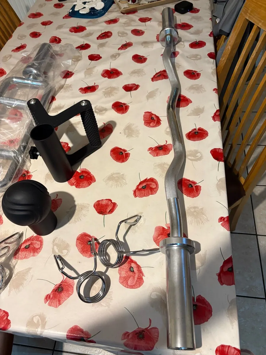 OLYMPIC BARS TRI + EZ, + OLYMPIC LANDMINE!! - Image 2