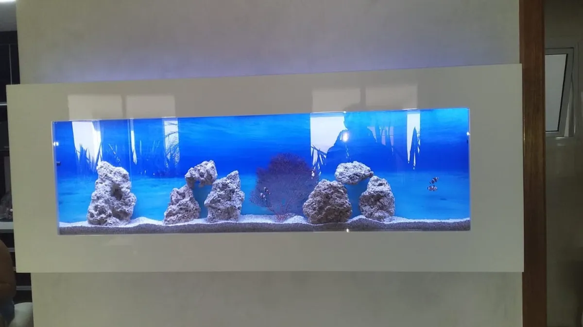 Wall Aquarium Fish Tank Panoramic 55" - Image 3