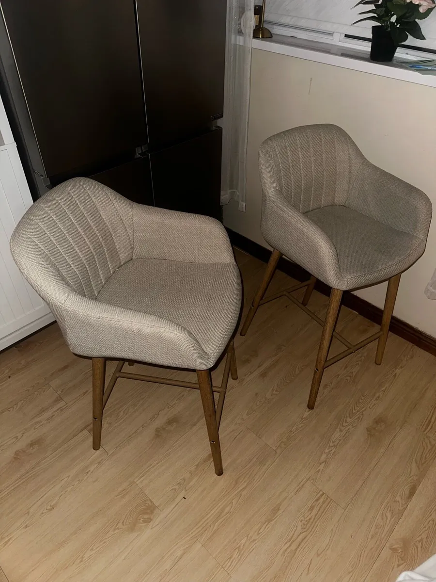 Kitchen Island Stools / Chairs (Cream) - Image 2