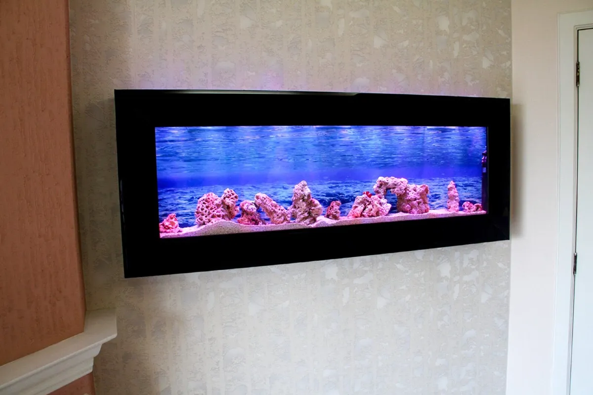 Wall Aquarium Fish Tank Panoramic 55" - Image 2