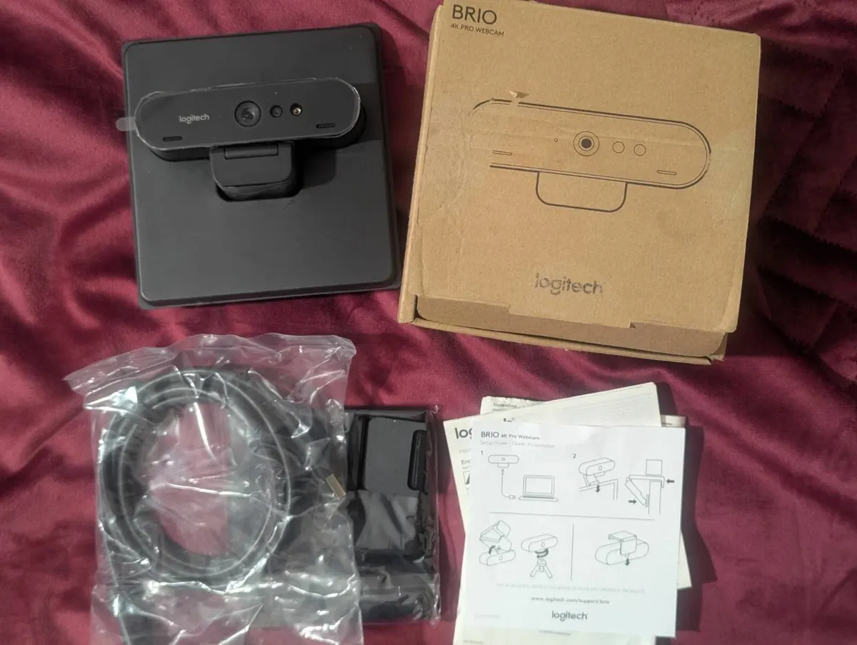 NEW Logitech Brio 4k Pro Webcam