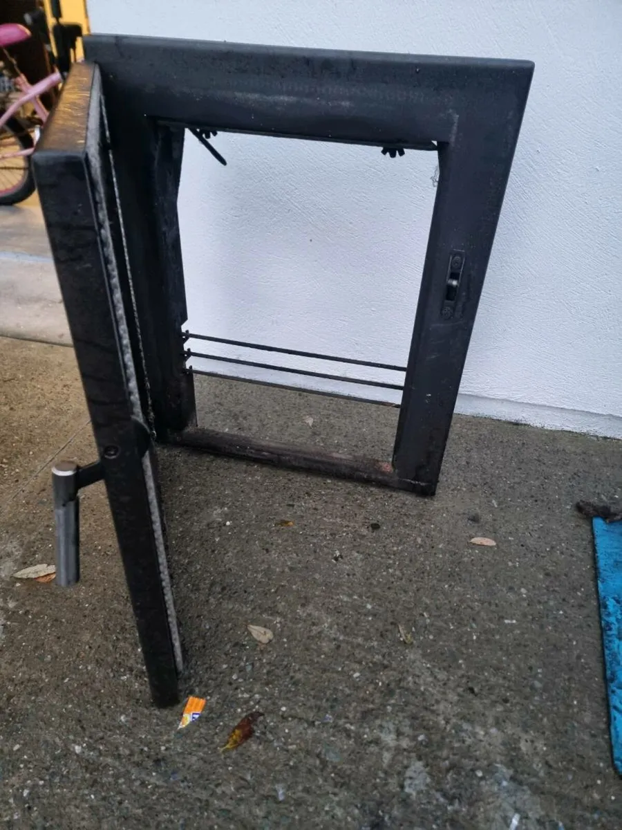 Open fire stove door 60mm x 500mm overall size - Image 2