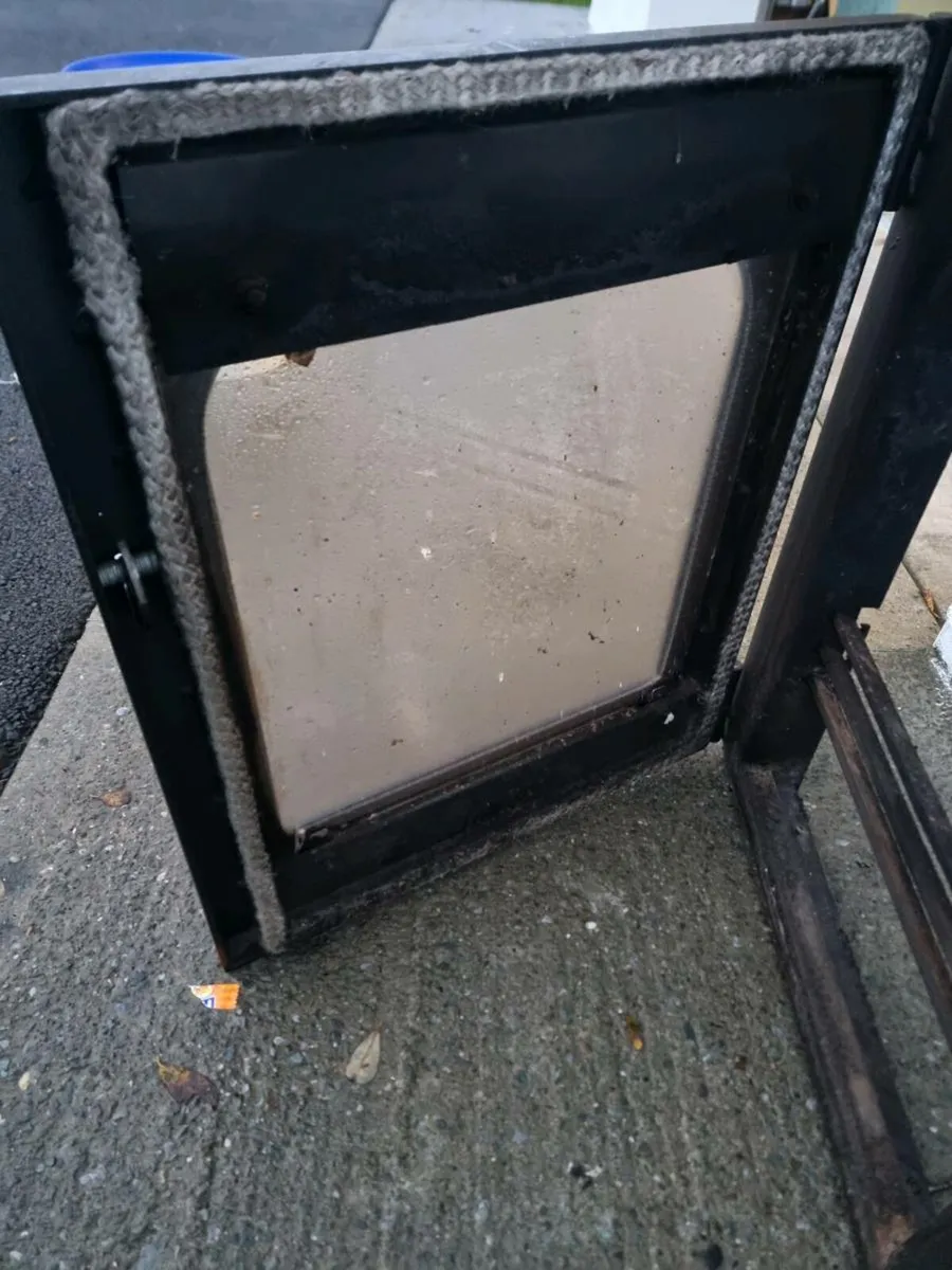 Open fire stove door 60mm x 500mm overall size - Image 3