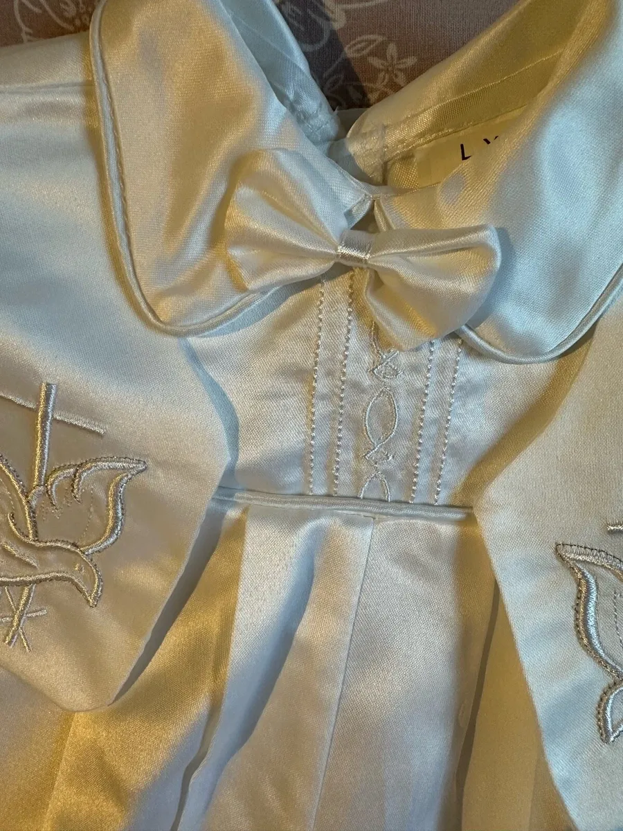 Baby boy christening outfit - Image 2