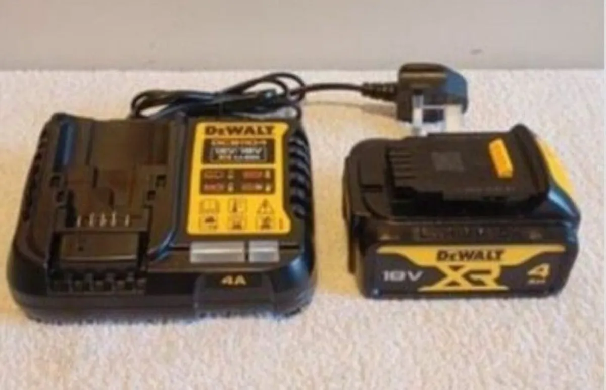 DeWalt Charger and Battery - Image 1