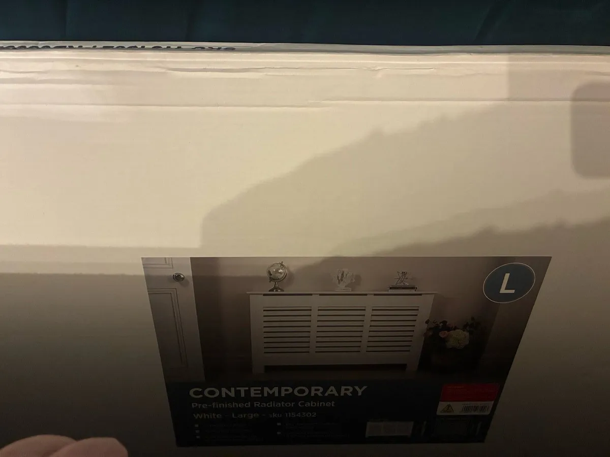 White radiator cover