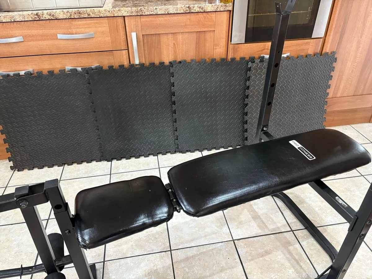 WEIGHT BENCH + LEG DEVELOPER,, WEIGHTS!! - Image 4